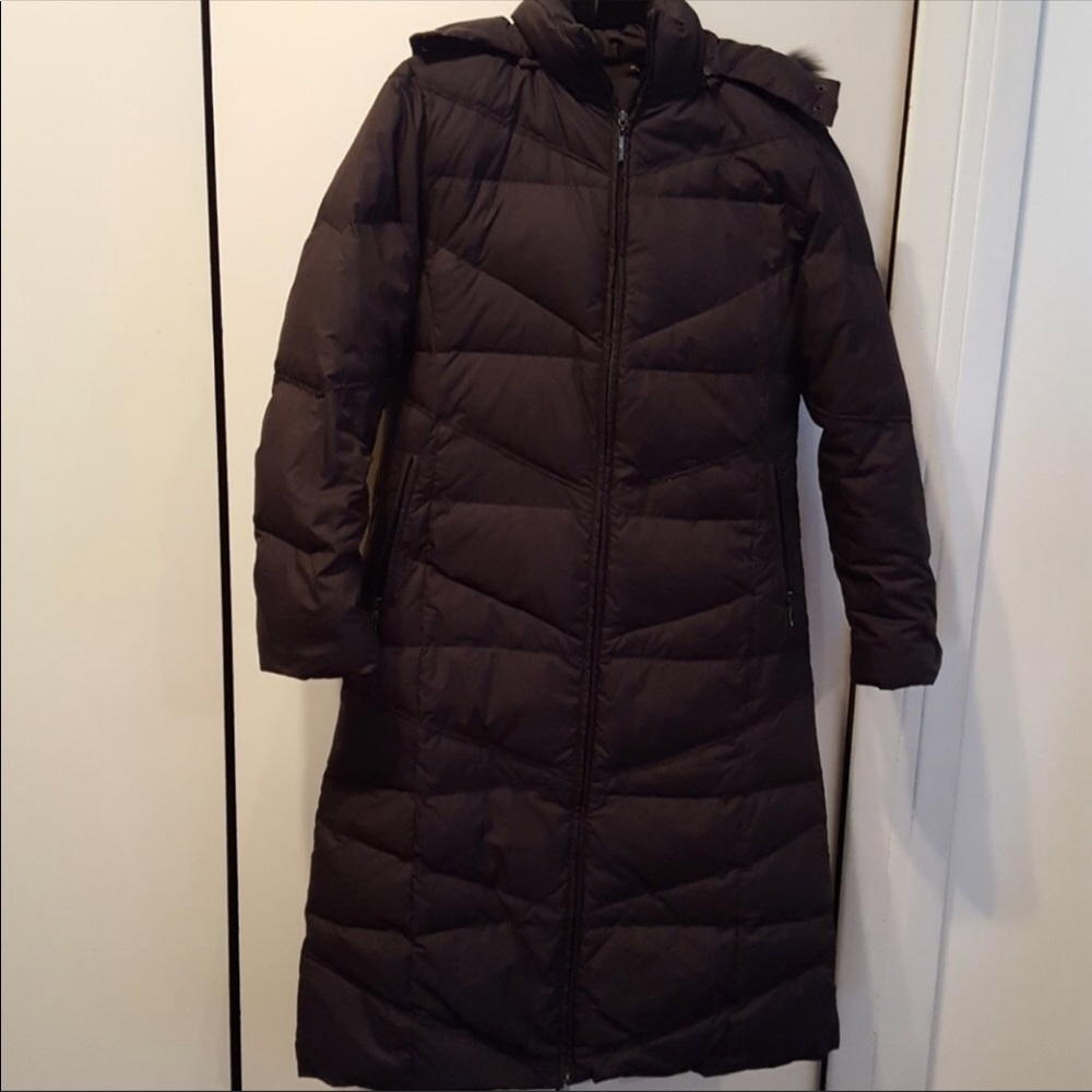 Searle Down Coat with Fur Trim